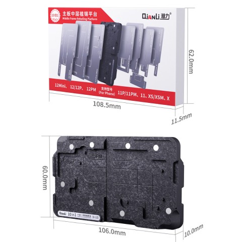 Qianli 10in1 İphone Mini Birleştirme Kalıbı Qianli 10in1 İphone Mini Birleştirme Kalıbı