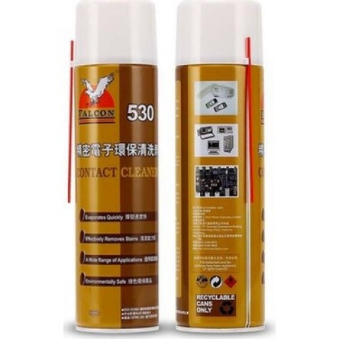 Falcon 530 Yağsız Kontak Oksit Temizleme Spreyi 550ml